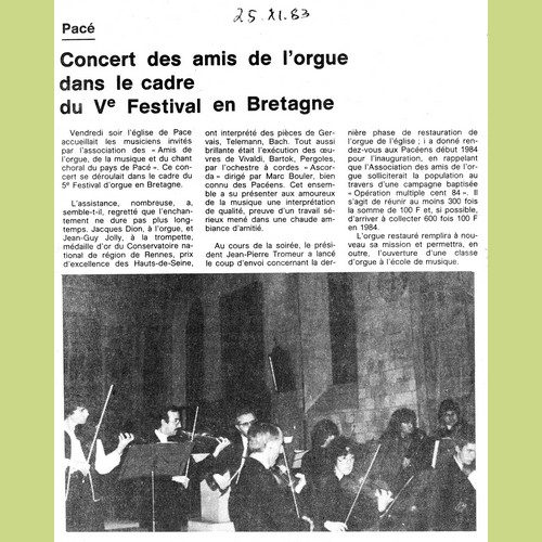 concert pacé